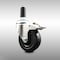 Service Caster 4 Inch 316SS Soft Rubber Swivel 1 Inch Expanding Stem Caster Lock Brake SCC SCC-SS316TTLEX20S414-SRS-1 - alternate 1